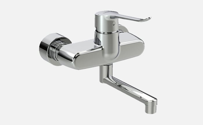Wand-Wasserhahn